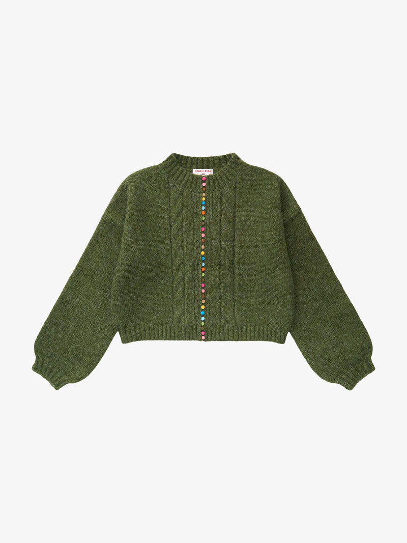 Canonbury Cardi - Hunter Green