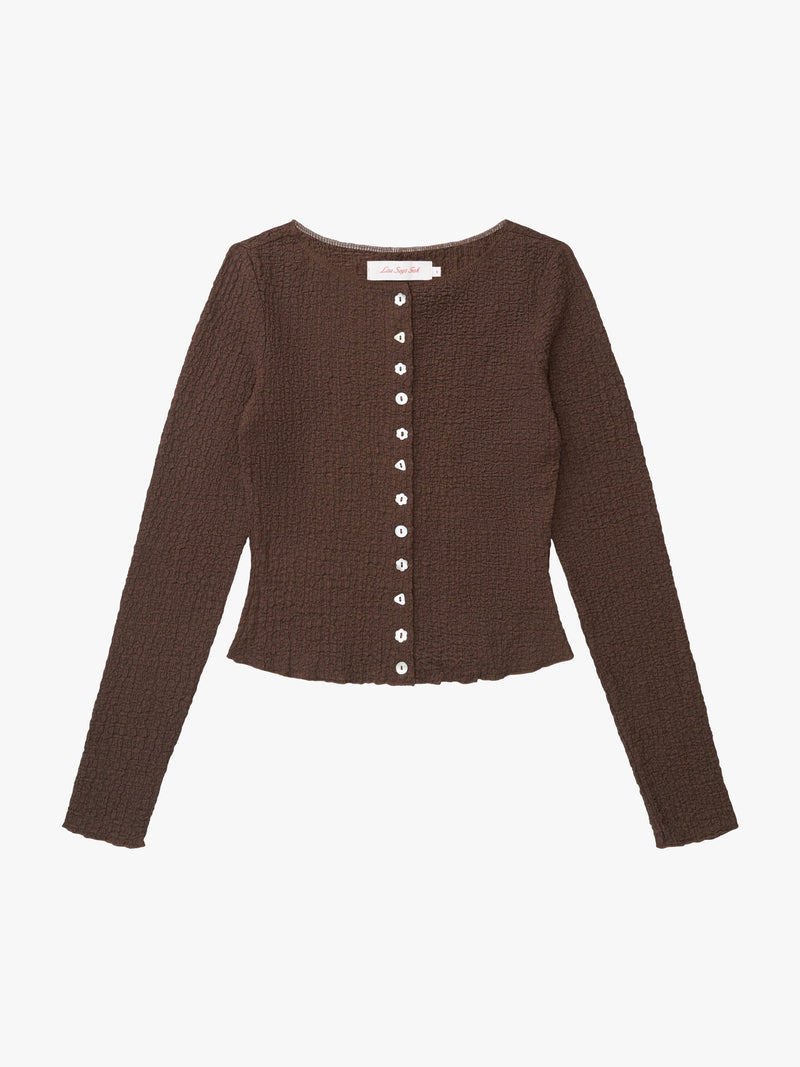 Summer Long Sleeve Top - Saddle